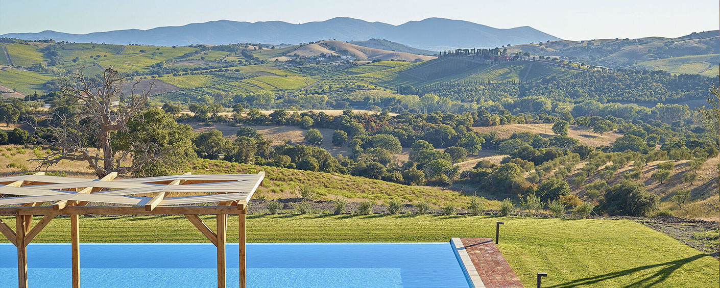 Gorgeous views over the Tuscan landscape
